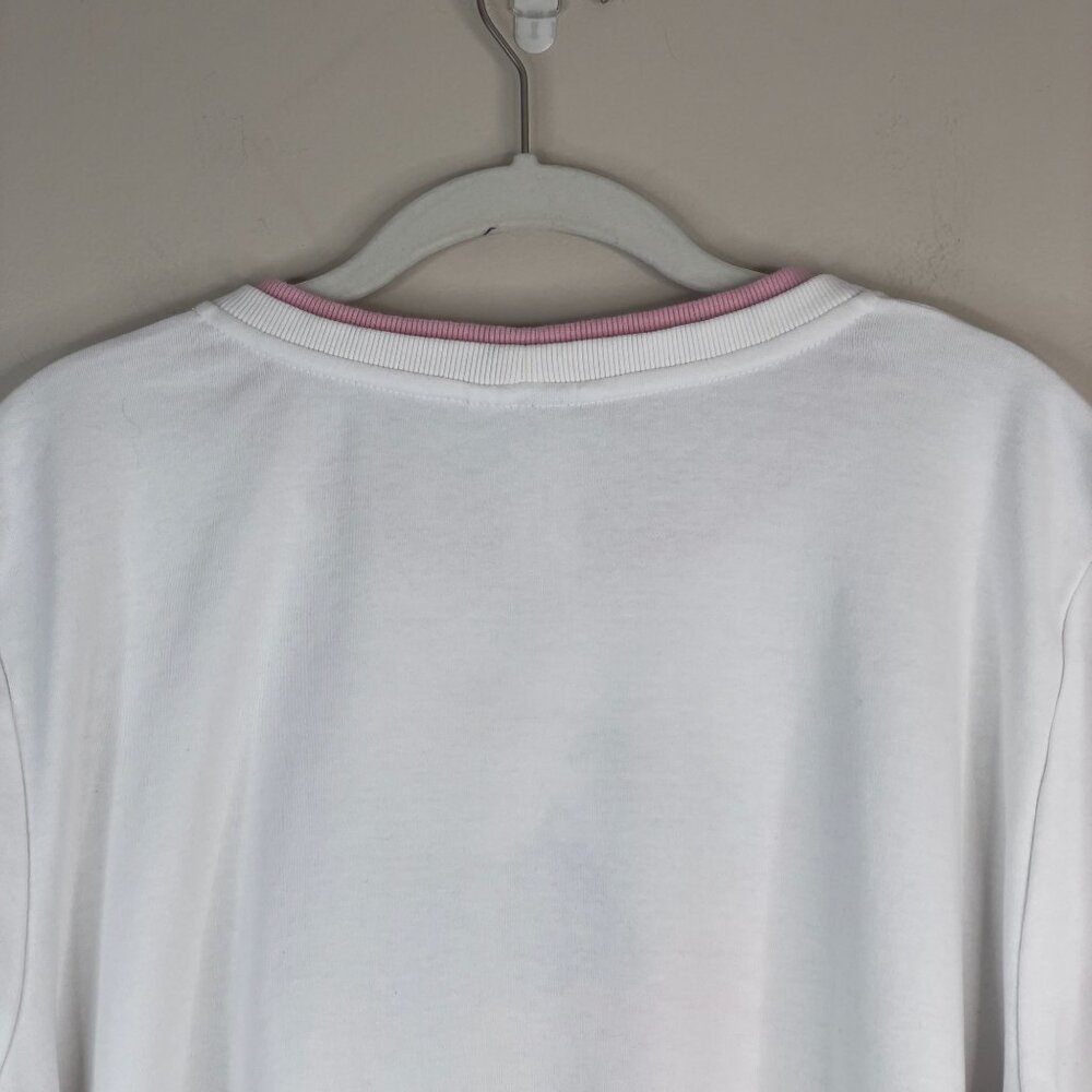 Vintage Alfred Dunner Top XLarge Embroidered CAT Grannycore Dainty Twee Kawaii - Picture 8 of 11